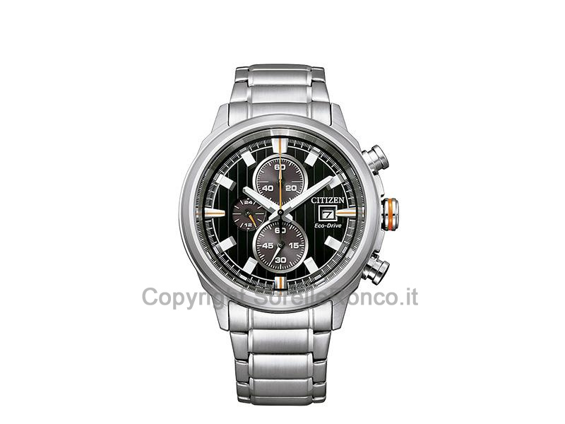 CITIZEN OF COLLECTION CHRONO NERO 43MM ACCIAIO