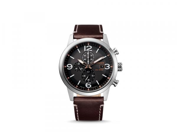 CA0740-14H - Citizen Chrono Of Collection Grigio 43mm Pelle