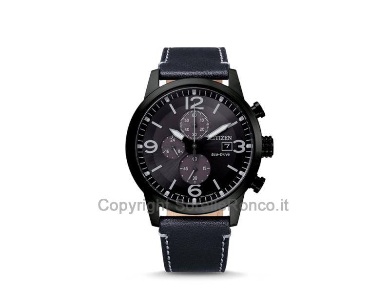 CITIZEN CHRONO OF COLLECTION 43MM NERO PELLE NERA
