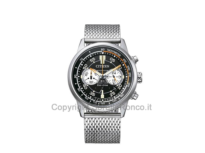CITIZEN CHRONO OF COLLECTION NERO 42MM MILANESE