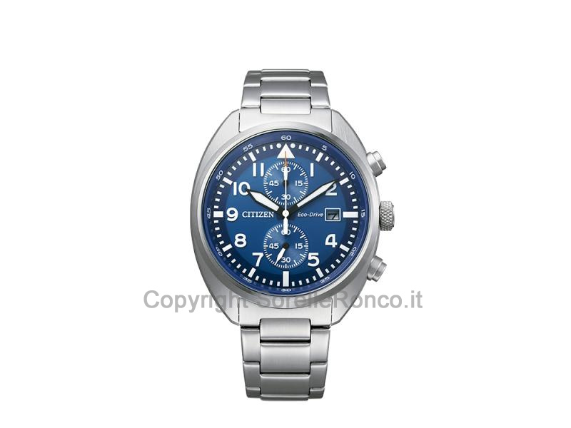 CITIZEN CHRONO OF COLLECTION BLU 41MM ACCIAIO