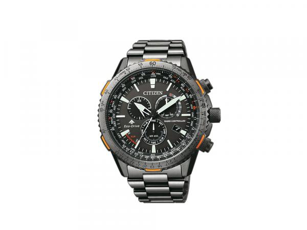 CB5007-51H - Citizen Radio Nero Arancione 45mm