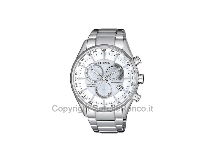 OROLOGIO CITIZEN RADIO CRONO BIANCO 44MM