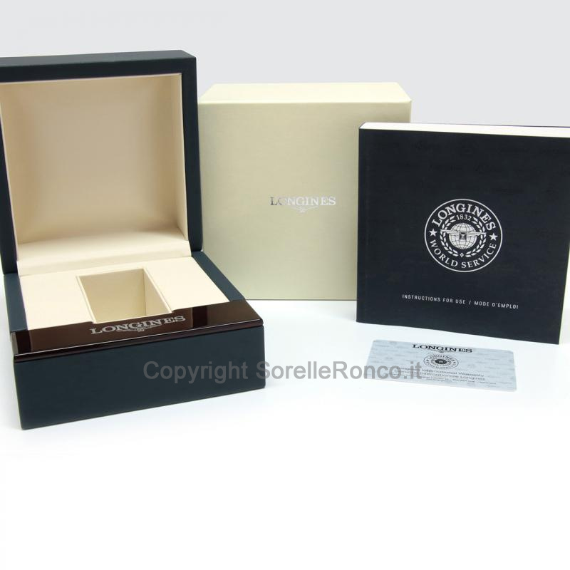 LONGINES MASTER COLLECTION 40MM NERO ROMANI