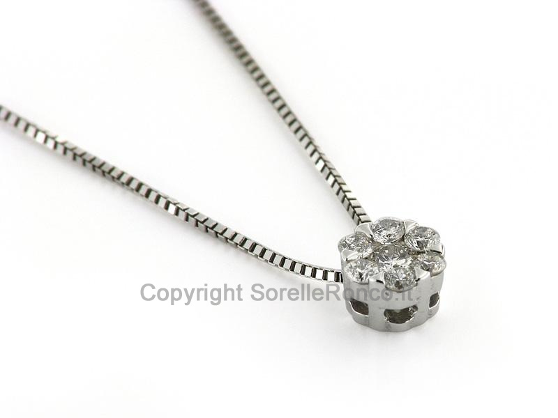 GIROCOLLO IN ORO CON DIAMANTI 0.13 CT