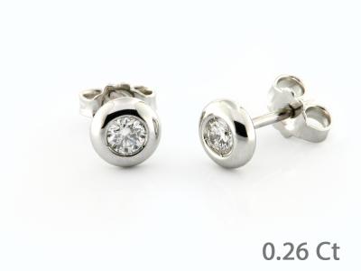 Orecchini Puntoluce Diamanti 0.26 Ct