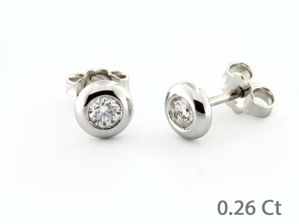 CF00019 - Orecchini Puntoluce Diamanti 0.26 Ct