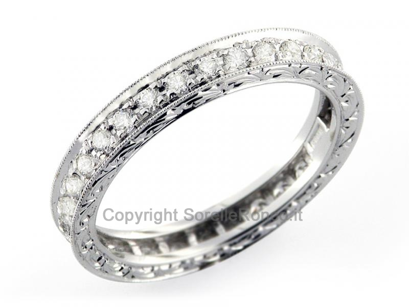 ANELLO ETERNITY ORO CON DIAMANTI 0.51 CT
