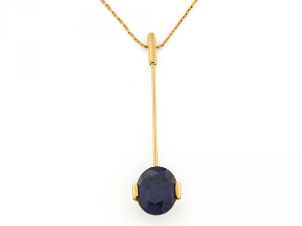 CF00046 - Girocollo Oro Giallo 18 Kt con Ametista