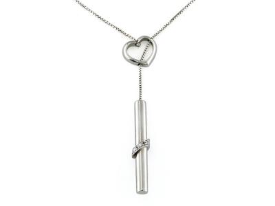 Collana Lariat Oro Zirconi 