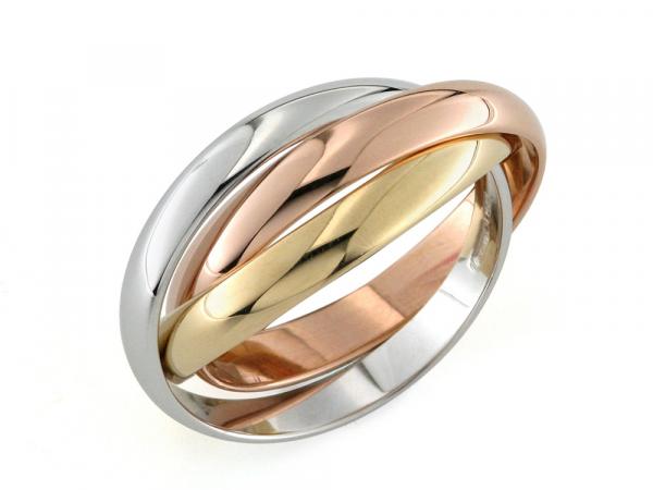 CF00100 - Anello Saturno Trinity Oro 18kt