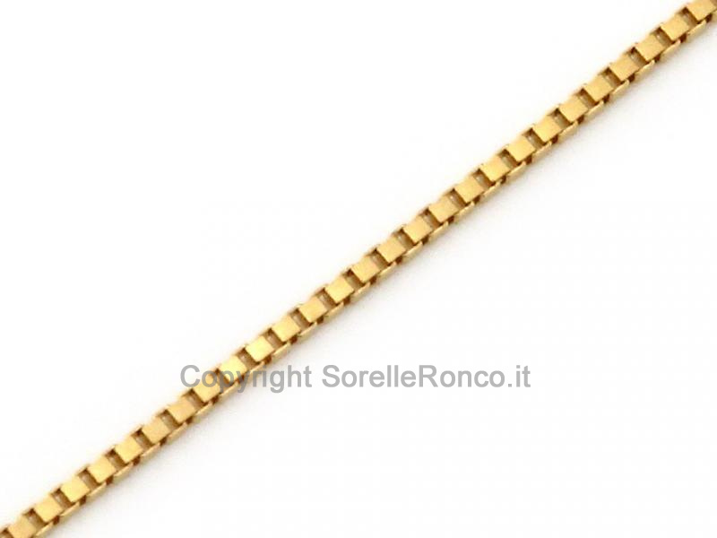 CATENINA VENEZIANA IN ORO GIALLO 40CM