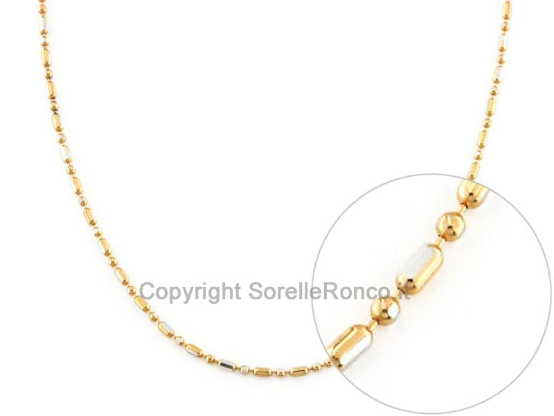 CATENINA BICOLOR 18KT