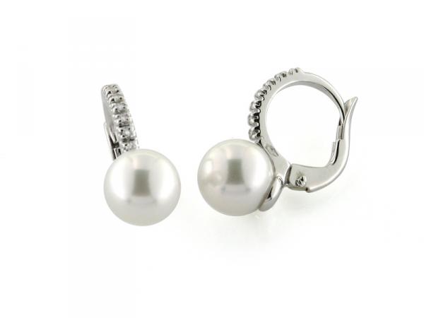 CF00146 - Orecchini in Oro con Perle ø 7.70mm