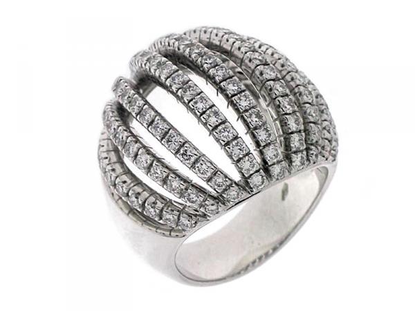 CF00160 - Anello Fascia in Oro Bianco