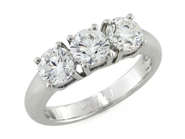 CF00203 - Anello Trilogy con Diamanti 2.10 Ct