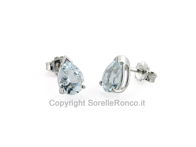 ORECCHINI IN ORO CON ACQUAMARINA 2.80 CT