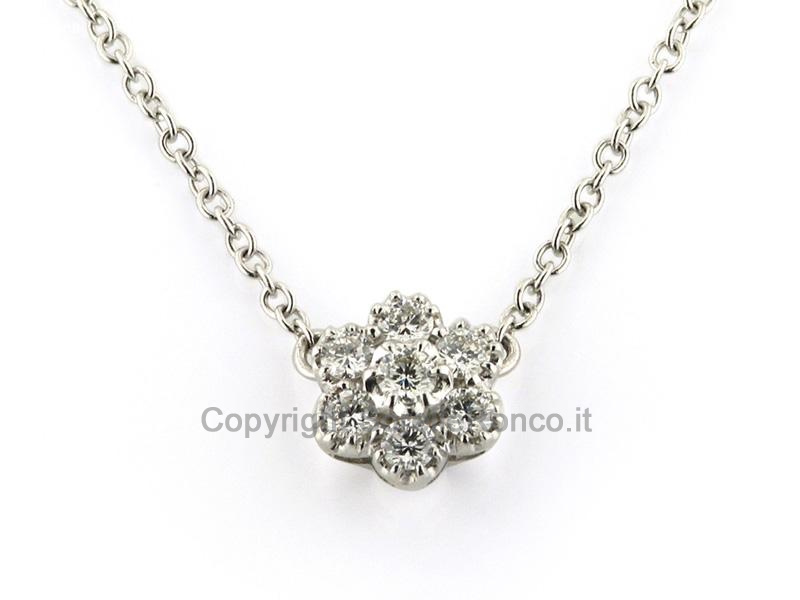 GIROCOLLO PUNTO LUCE CON DIAMANTI