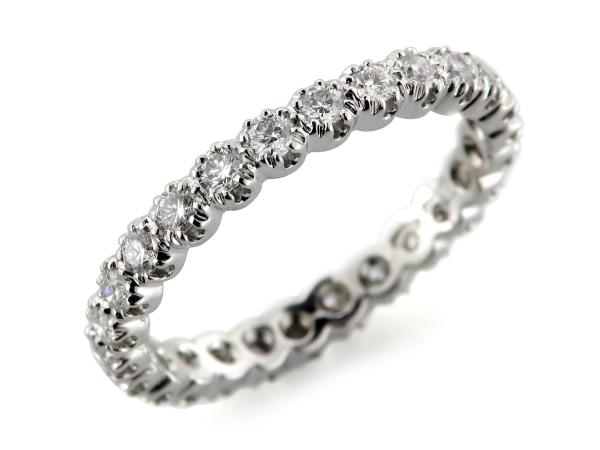 CF00299 - Girodito in Oro Bianco e Diamanti
