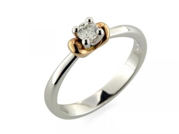 CF00305 - Anello Fidanzamento Oro Diamanti ct.0.20