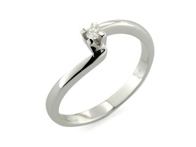 Anello Fidanzamento Brillante ct. 0.04