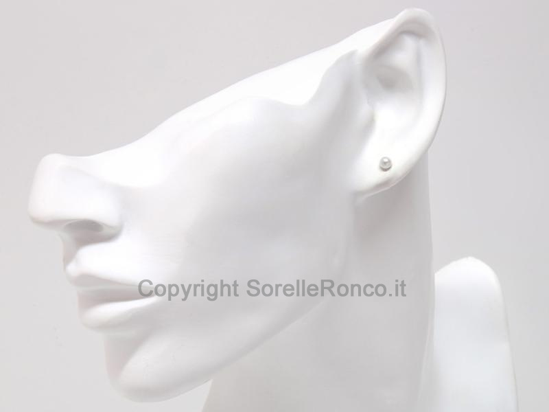 ORECCHINI  IN ORO PERLE AKOYA Ø 3.5 - 4 MM