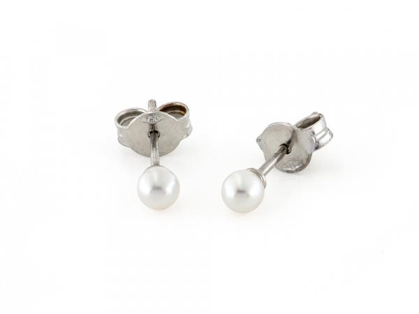 CF00316 - Orecchini  in Oro Perle Akoya ø 3.5 - 4 mm