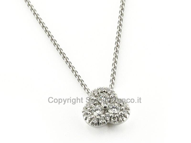 COLLANA TRILOGY RECARLO DIAMANTI CT.0.25