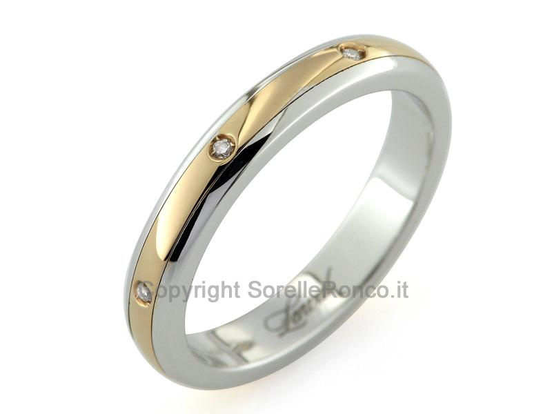 ANELLO GIRODITO DIAMANTI IN ORO BIANCO