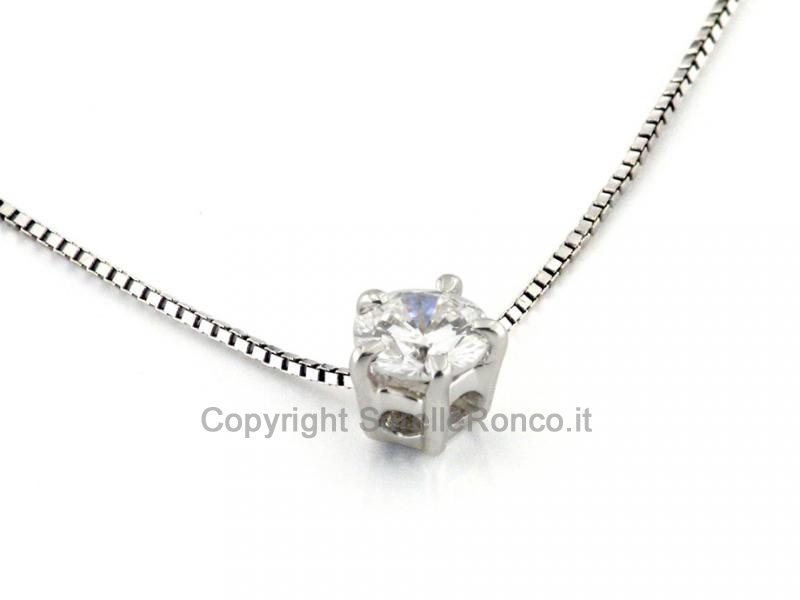 PUNTOLUCE IN ORO CON DIAMANTE CT. 0.30