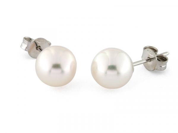 CF00503 - Orecchini in Oro e Perle ø 8.5-9 mm