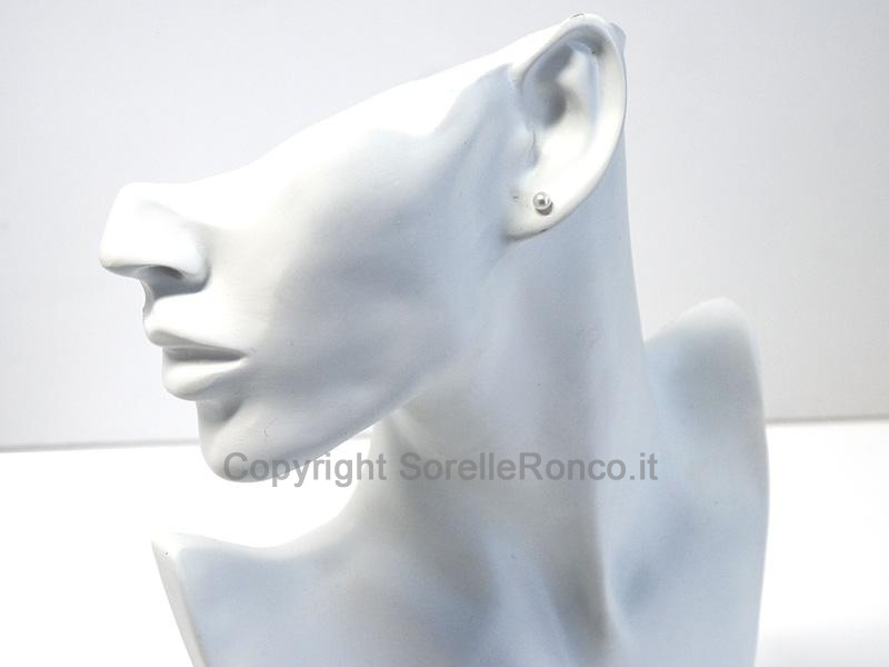 ORECCHINI ORO BIANCO 18KT E PERLE AKOYA 4-4.5 MM
