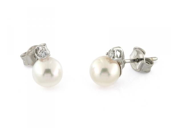 CF00507 - Orecchini Perle ø 6.5-7 mm 3 Griffe