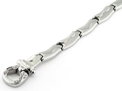 Bracciale Oro Bianco e Diamanti ct 0.17