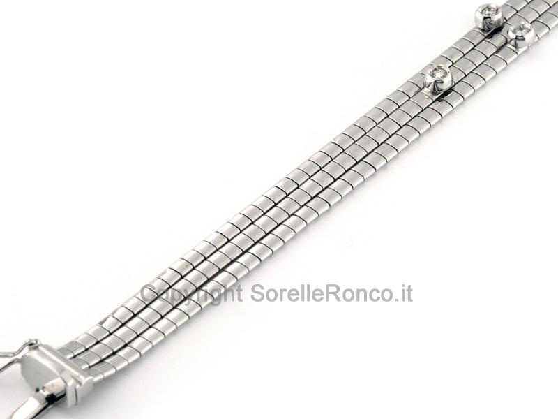BRACCIALE ORO E DIAMANTI CT 0.24