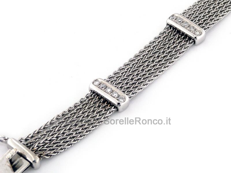 BRACCIALE ORO CON DIAMANTI CT 0.53
