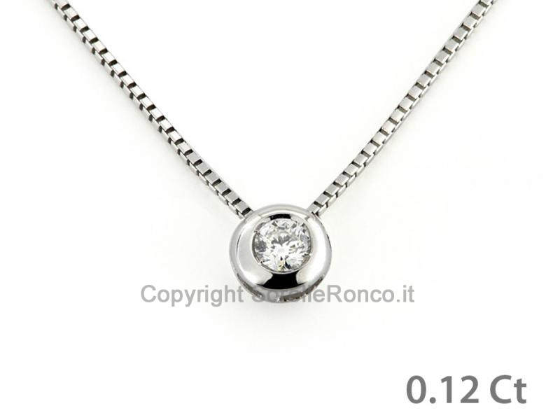 PUNTOLUCE ORO CON DIAMANTE CT. 0.12