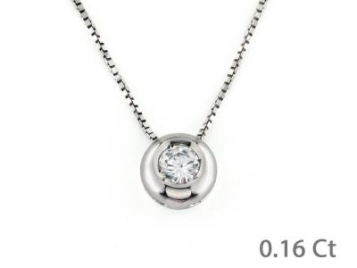 Puntoluce in Oro con Diamante ct. 0.16