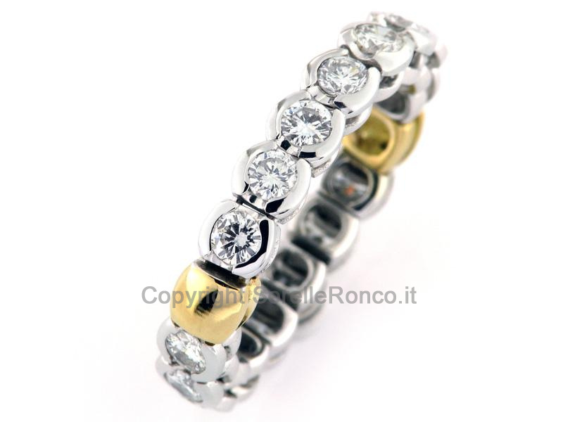 ANELLO GIRODITO IN ORO CON DIAMANTI