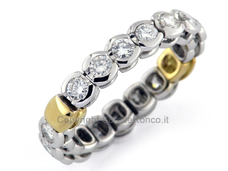 ANELLO GIRODITO IN ORO CON DIAMANTI