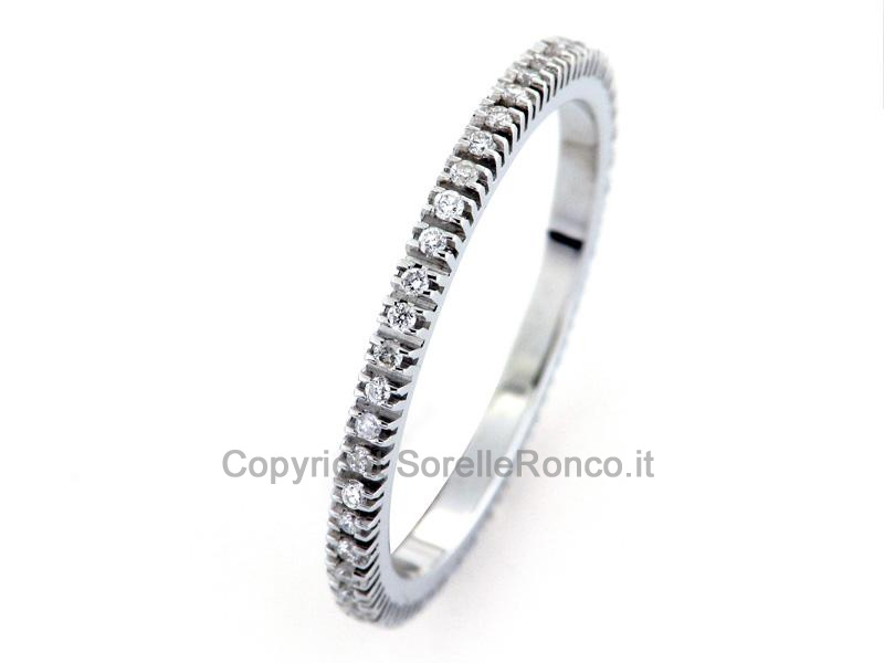 ETERNITY IN ORO BIANCO E DIAMANTI