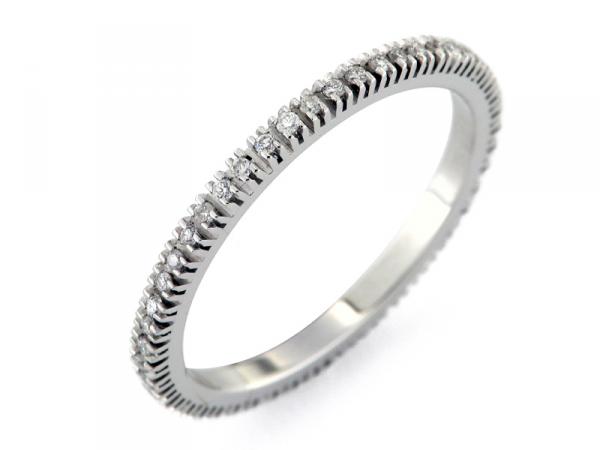 CF00586 - Eternity in Oro Bianco e Diamanti