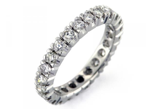 CF00591 - Eternity Oro Bianco e Diamanti Brillanti