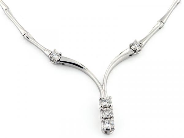 CF00608 - Girocollo Semirigido Oro e Diamanti