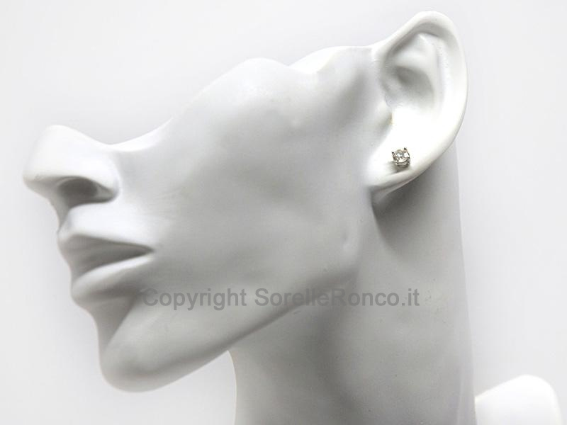 ORECCHINI ORO E DIAMANTI PUNTOLUCE 0.85 CT