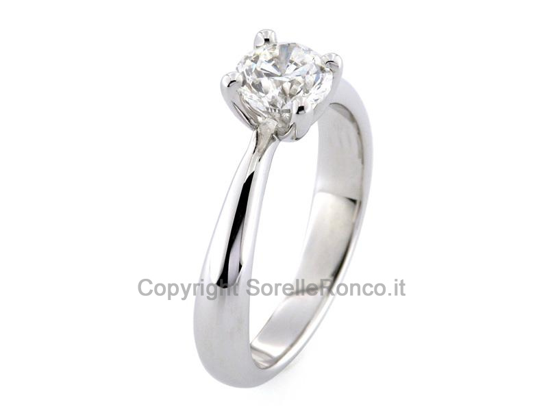 ANELLO SOLITARIO CON DIAMANTE DA 1.17 CT