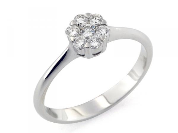 CF00744 - Anello in Oro con Diamanti Brillanti
