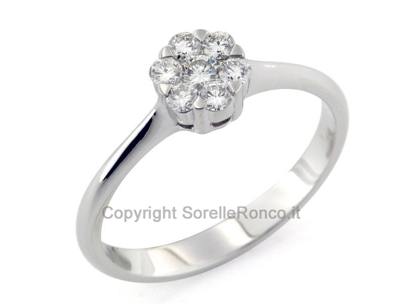 ANELLO IN ORO CON DIAMANTI BRILLANTI