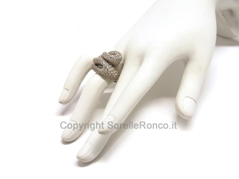 ANELLO DAMIANI FIREWORKS ORO E DIAMANTI
