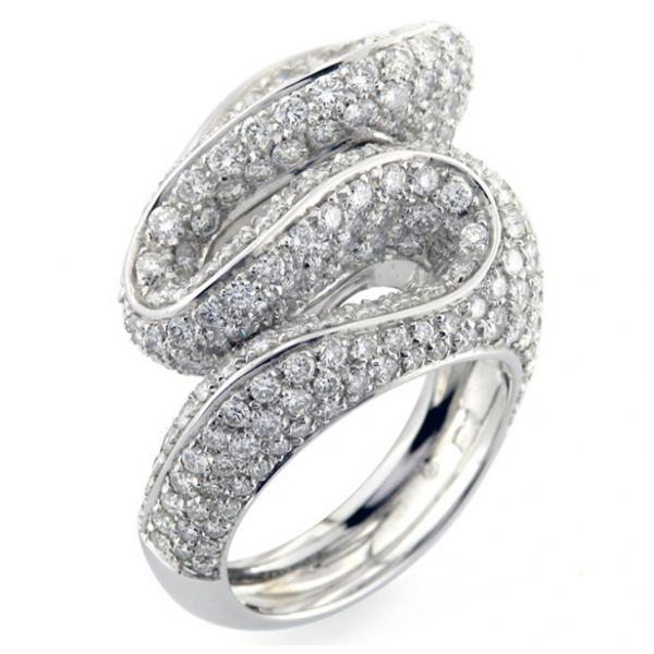 CF00784 - Anello Damiani Fireworks Oro e Diamanti